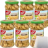 Gut&Günstig Champignons in Scheiben 1 Wahl 6er Pack (6x280g Glas) + usy Block