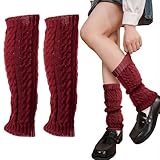 AUNGCSHE Winter Leg Warmers, Stulpen Damen für Damen aus Wolle und Acryl, Weich Sportgeschenk,...