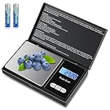Taschenwaage,500 x 0.01g Digitale Taschenwaage,Präzisions Mini Küchenwaage, Digitalwaage Feinwaage...