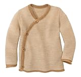 Disana Melange-Jacke Baby & Kleinkind - 100% Bio-Merino – atmungsaktiv, warm & weich, Unisex Gr....