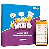 Wortjagd - Jage die Top 10, Kategorien Duell - Allgemeinwissen Quiz für Freunde & Familie,...