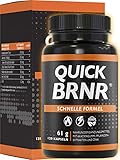 QUICK BRNR Schnelle Formel 6in1 mit Garcinia Cambogia, Stoffwechsel-Rezeptur mit Zink, 120 Kapseln