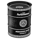 Nostalgic-Art Retro Spardose, 600 ml, Mercedes-Benz – Engine Oil – Geschenk-Idee für...