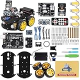 ELEGOO Smart Robot Car Kit V4.0 Kompatibel mit Arduino IDE Elektronik Baukasten mit Kamera, UNO R3,...