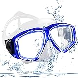 opamoo Taucherbrille Erwachsene Schwimmbrille Anti Fog Ohne Leakage Schnorchelbrille UV Schutz 180°...