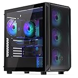 ENDORFY Arx 700 ARGB, gaming pc gehäuse atx, 4xARGB 140-mm-Lüfter enthalten, Top und Front aus...