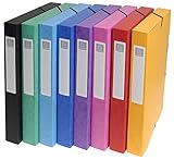 Exacompta 50300E Premium Sammelbox aufgebaut mit Gummizug 25 mm breit aus extra starkem...