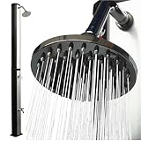 NEMAXX® Solardusche Garten 35L [INKL. Regenduschkopf & Fußdusche] – Gartendusche, Solar –...