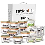 ration1 5 Tage Vorrat Basis, Notfallnahrung, Lebensmittel Notration Konserven, Fertiggerichte,...