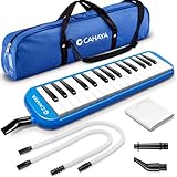 CAHAYA 32 Tasten Melodica für Kinder Melodica Instrument mit Tragetasche geeignet für Anfänger...