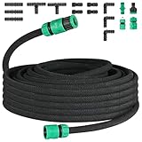 Tropfschlauch Set, Perlschlauch für Tropfbewässerung, Gartenschlauch für Bewässerung, Gärten,...