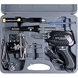 TOOLCRAFT SK 3000 Lötkolben-Set | 100W Schnell-Lötpistole | 30W Handlötkolben inkl. Dritte Hand |...