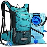 Lunidry Fahrradrucksack mit Trinkblase 3L, Laufrucksack Trinkrucksack 15L für Damen & Herren,...
