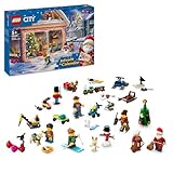 LEGO City Adventskalender 2024, Adventsgeschenk für Kinder ab 5 Jahren, 24 Überraschungen,...