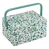 Hobby Gift Exclusive Mittelgroße Nähbox, Bastel-Aufbewahrungsbox, Zubehörablage, Nadelkissen,...