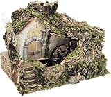 ROSSI ROSA – Wassermühle mit Pumpe, Mehrfarbig, 33x18x25 cm – Szenisches Zubehör für...