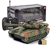 Ferngesteuerter Panzer für Jungen im Alter von 3-8 Jahren, kostenpflichtiges Militärfahrzeug mit...