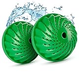 Waschklar® Waschball 2er Set inkl. Austrittschutz | Öko Waschball für saubere & reine Wäsche |...