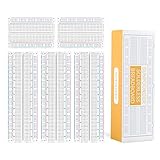 SUNFOUNDER 5PCS Breadboards Kit 3PCS 830 Punkt 2PCS 400 Punkt Solderless Breadboard Kompatibel with...