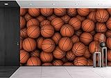 Foto 3D Wallpaper Kunstdruckpapier Basketball 3D Wallpaper 3D Wallpaper Of The House 3d Tapete...