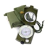 Sportneer Militär Marschkompass, Professioneller Taschenkompass Peilkompass Kompass Compass mit...