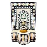 Marrakesch Gartenbrunnen Zimmerbrunnen aus original marokkanische Mosaik 78 cm Gross | Brunnen als...