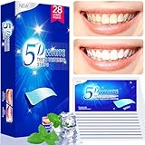 chimoo Whitening Strips,28 Strips Zahnaufhellung Peroxid Frei Teeth Whitening Strips ZäHne...