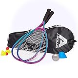 Apollo Speed Badminton Set | Badminton Schläger in versch. Farben | Federball Set | Squash...