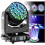 LISTaRSw LED-Bühnenlichter – Soundaktiviert, 19 Stück 4-in-1-Leds (R/G/B/W) +...