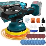 L1NXIXI Poliermaschine Auto für Makita 18V-Akku, 6 Zoll Orbital Auto Politur mit 8 Variablen...
