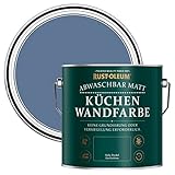 Rust-Oleum abwaschbare matte, geruchsarme blau Küchenwandfarbe - Blauer Fluss 2,5 Litres