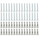 30 PCS Rigipsdübel, Selbstbohrender Gipskartondübel, Hohlraumdübel, Selbstbohrende...