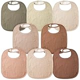 Bearmoss Lätzchen Baby Musselin Sabberlätzchen für Babys, 100% Baumwolle Quadratische Halstuch...