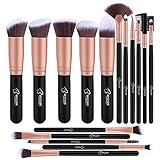 Pinselset Makeup Rosa Gold, Professionelle Make Up Pinsel Set mit Gesichtspinsel, Schminkpinsel Set...