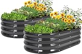 HEALSTOK Hochbeet Pflanzkübel Blumenkasten Garten Pflanzkasten Terrassen Gemüsebeet Gartenbeet...