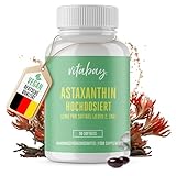 Vitabay Astaxanthin 12 mg Hochdosiert VEGAN - 90 Astaxanthin Softgel Kapseln - Astaxanthin Kapseln...