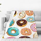 Woltant Decke für Erwachsene und Kinder, Flanell, schwarz, Überwurfdecke, gemütliche...