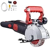 Mophorn Mauernutfräse Schlitzfräse 4800 W, Mauerfrase Wandfräse 6500 U/min, Mauerfräse...