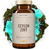 Ceylon Zimt Kapseln - 500 mg pro Kapsel - aus echter Ceylon-Zimtrinde - Vegan - 120 Kapseln - FSA...