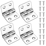 4 STK Scharniere Klappbar, 40x60mm Verbinder Scharniere, Klappscharnier Schwerlast, Edelstahl...