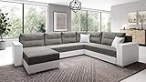 Generisch Sofa Couch Garnitur Sofagarnitur Captain U mit Schlaffunktion Wohnlandschaft