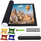 Puzzlematte für Puzzles bis zu 2000 Teilen, 1500 Teile, 1000 Teile – rutschfeste Puzzleunterlage...