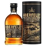 Aberfeldy 12 Jahre Single Malt Scotch Whisky, 40 Vol.-%, 70 cl/700 ml, Premium-Whisky, in vier...