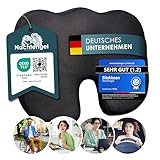 Nachtengel Sitzkissen orthopädisch mit Memory Foam für Ergonomischen Komfort, Steißbeinentlastung...