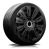 15 Zoll RKK06 Premium Line (Schwarz) Radkappen/Radzierblenden 4 Stück