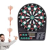 Digitale Darts von Zunetsutock - Elektronisches Dartboard für Erwachsene mit Display | Edle Punkte...