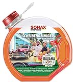 SONAX ScheibenReiniger Konzentrat Havana Love (3 Liter) Sommer-Scheibenreiniger für die Scheiben-...