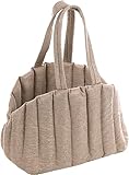 Hundetasche - Tragetasche Gladys Beige – 58x32x34cm – Polyester – Boden herausnehmbar –...