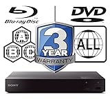 Sony BDP-S6700 Smart 3D 4K-Upscaling WiFi ICOS Multi Region All Zone Code Free Blu-ray Player...