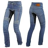 Trilobite Parado Dupont Kevlar Jeans Dames - Blau // Motorradjeans // inkl. Protektoren - Größe...